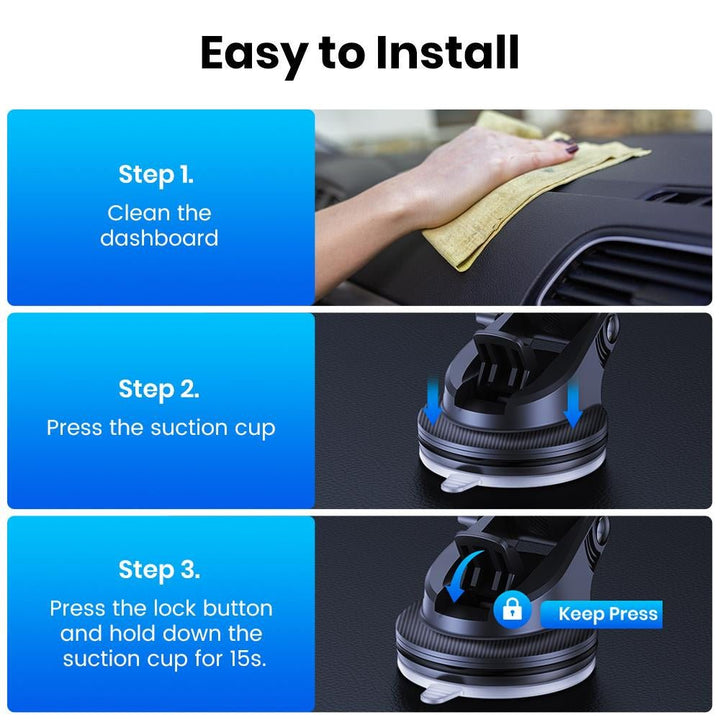 TOPK D34N Phone Mount For Car Dashboard - TOPK Official Store