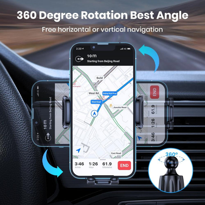 TOPK D40G Phone Mount For Car Air Vent - TOPK Official Store
