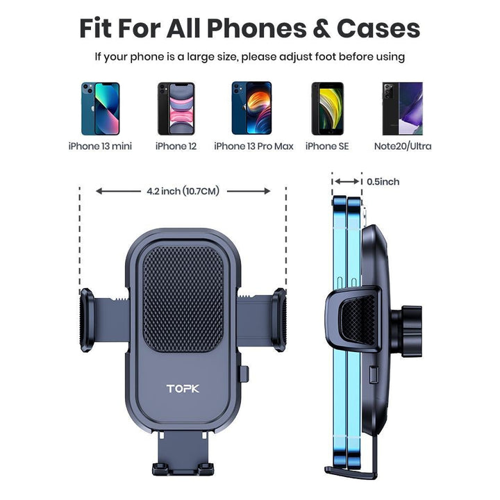 TOPK D40G Phone Mount For Car Air Vent - TOPK Official Store