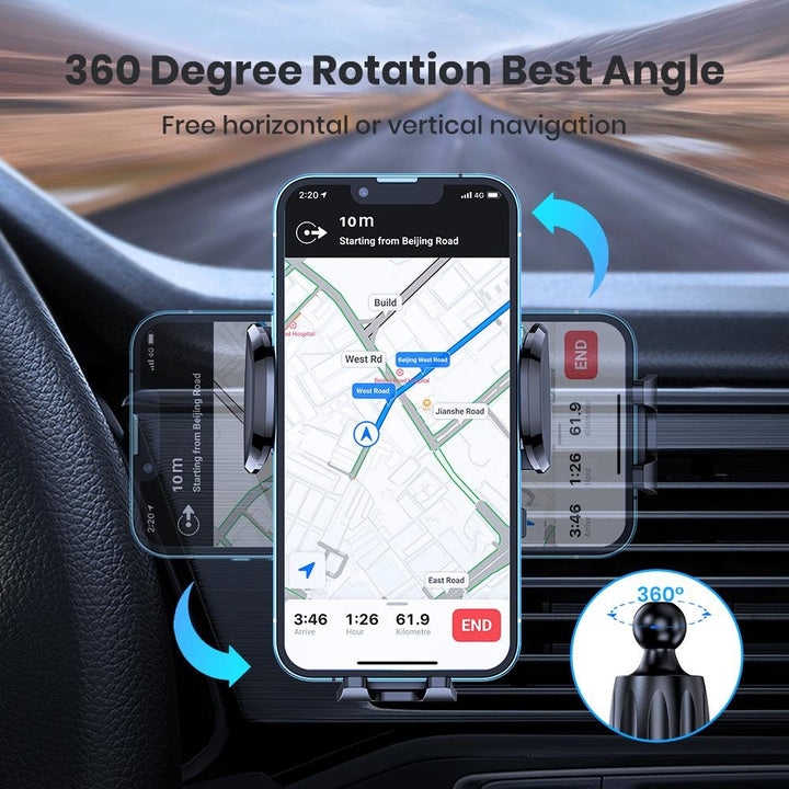 TOPK D42G Phone Mount For Car Air Vent - TOPK Official Store