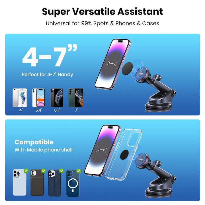 TOPK D45N Magnetic Phone Mount For Car Dashboard - TOPK Official Store
